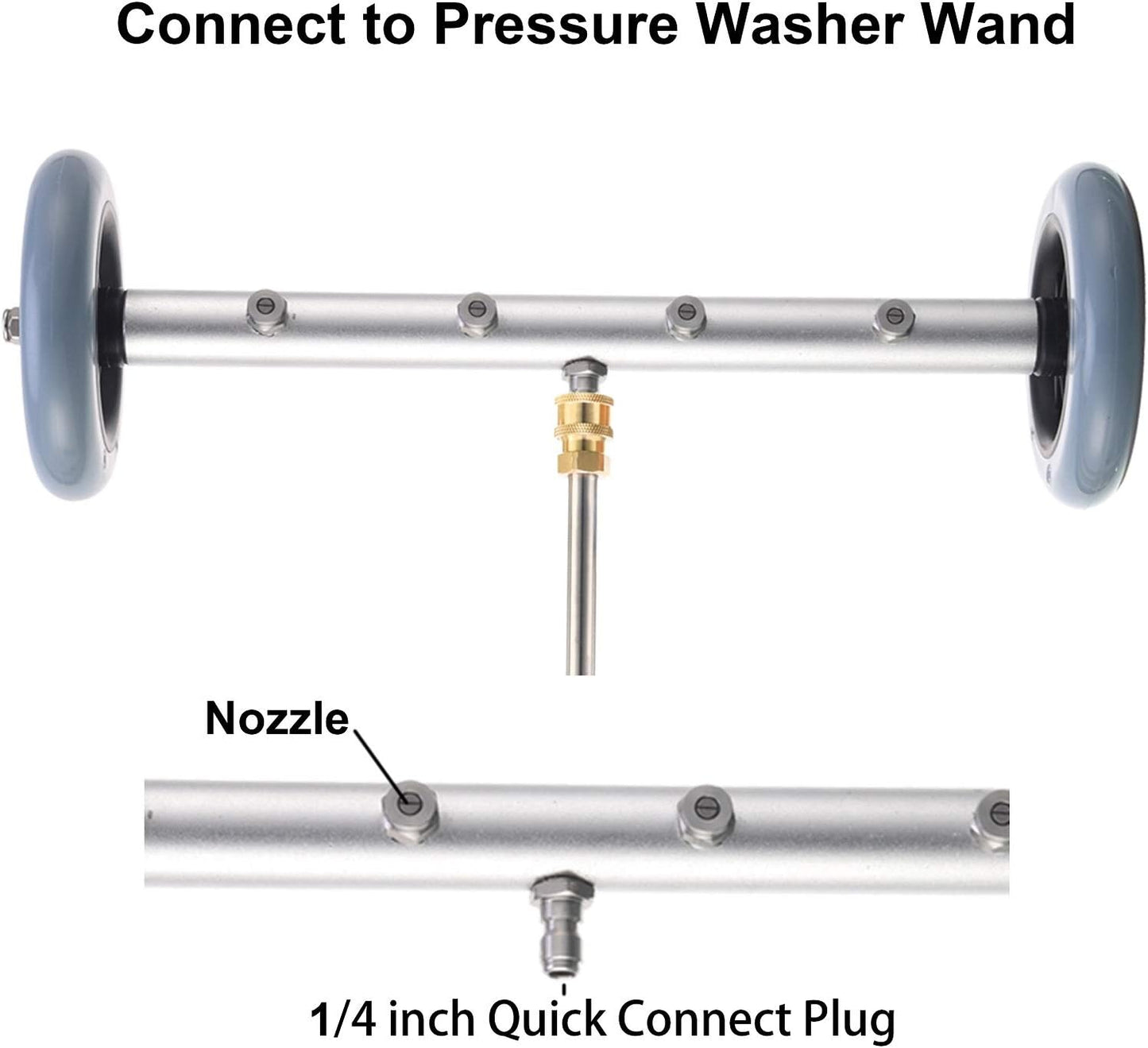 Undercarriage Pressure Washer Attachment