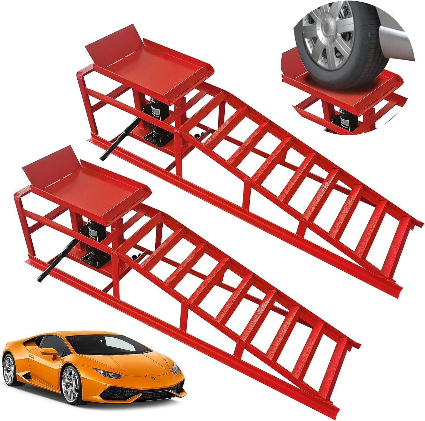 Heavy Duty Hydraulic Car Ramps