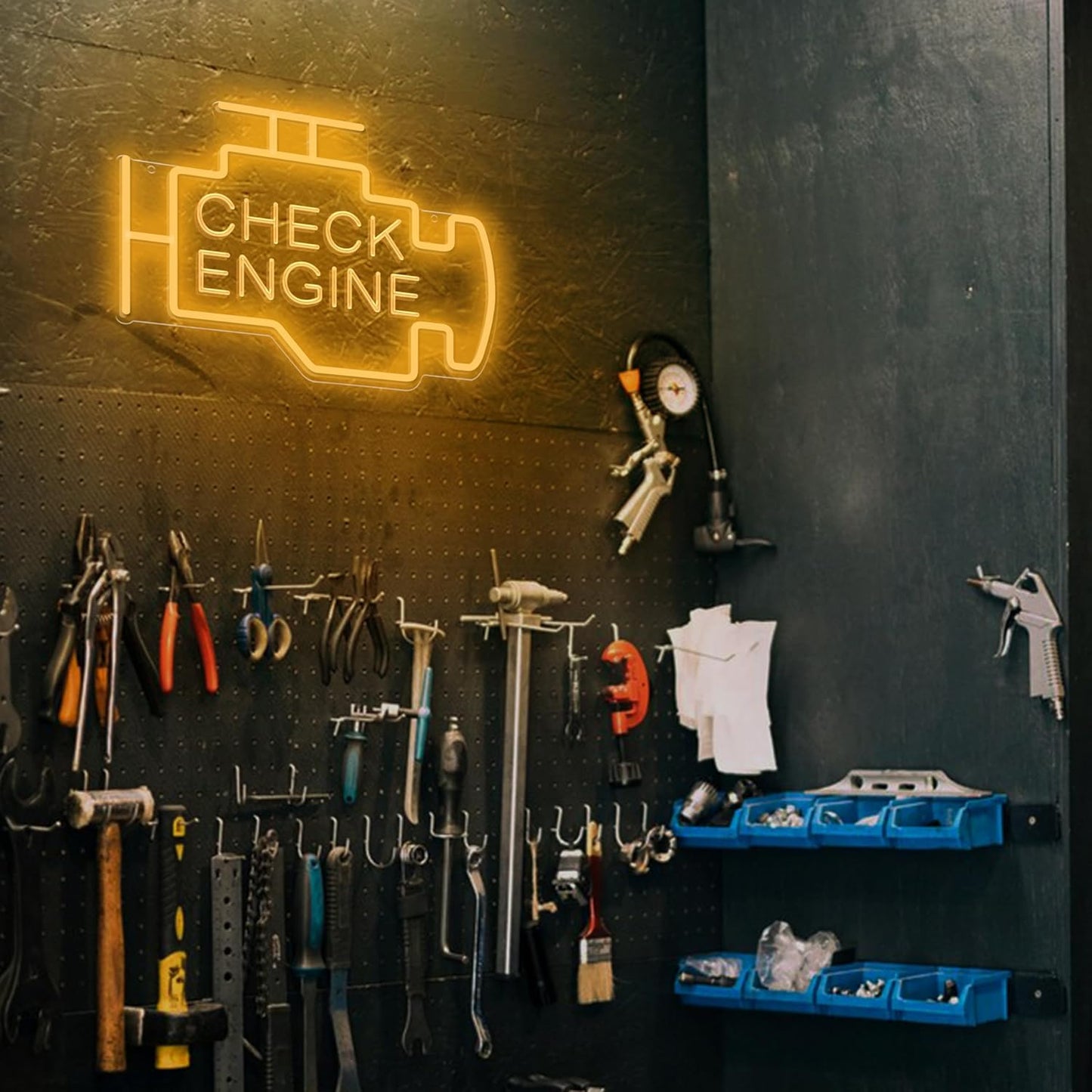 Check Engine Neon Sign