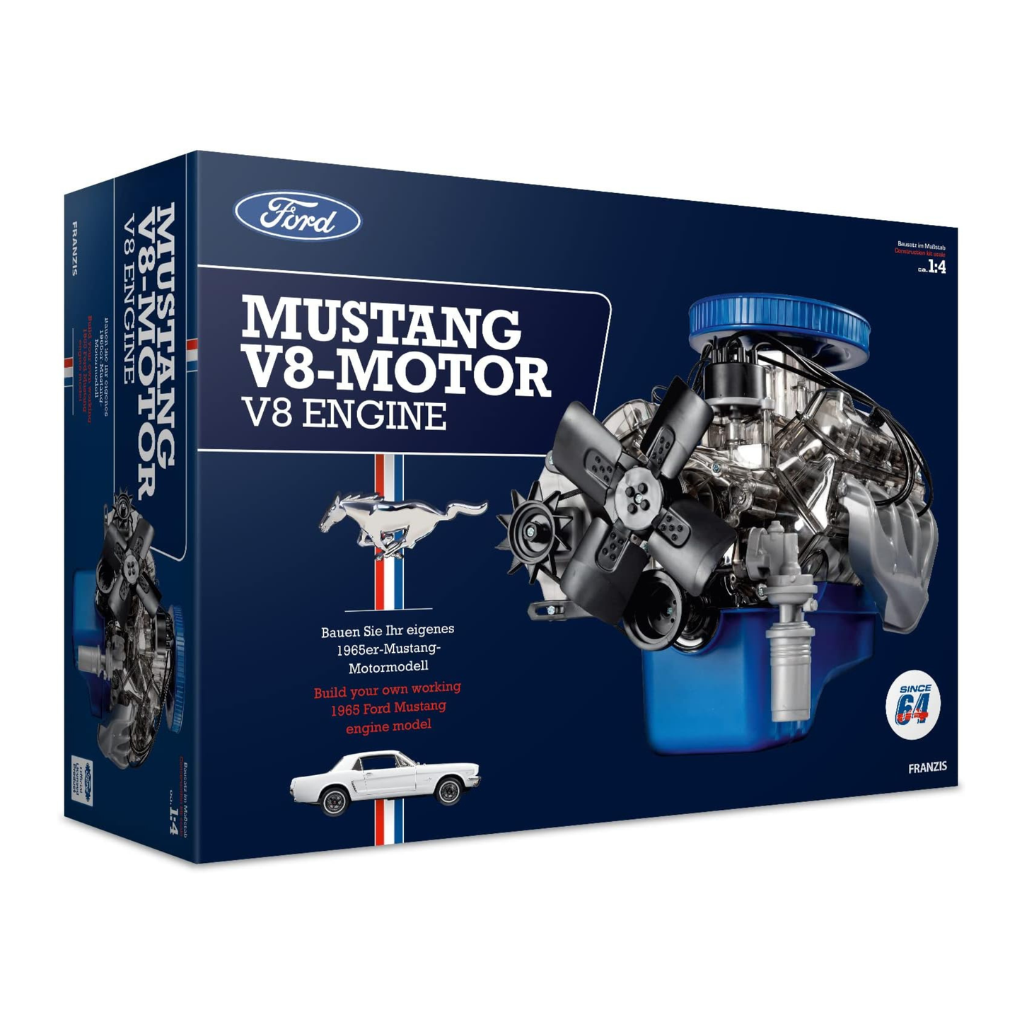 1965 Mustang V8 Engine Model Kit