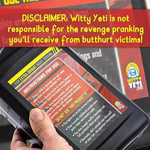 Headlight Fluid Gag Gift