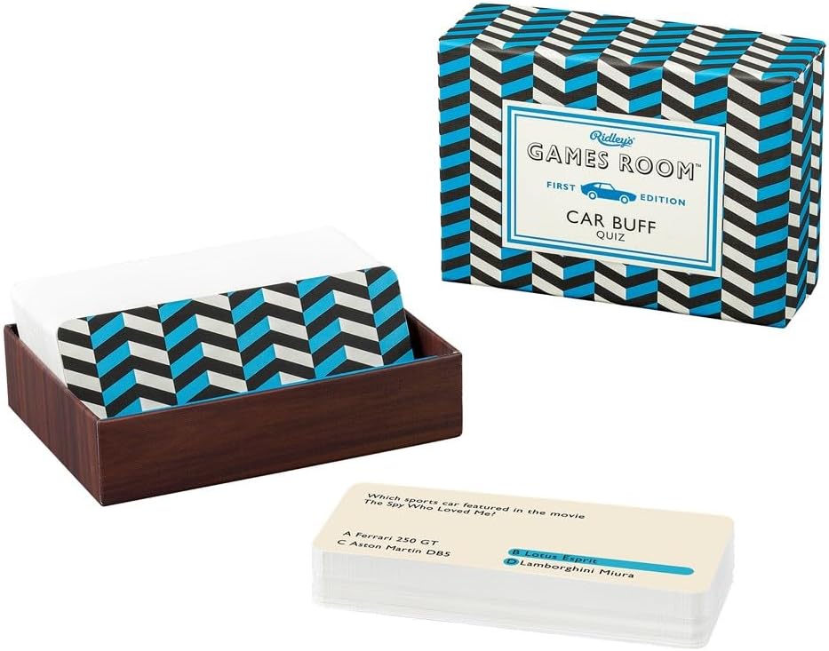 Car Trivia Card Game