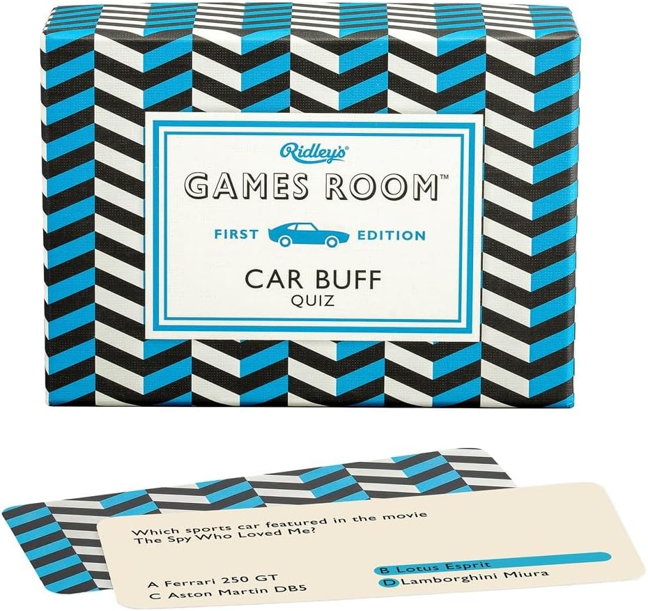 Car Trivia Card Game