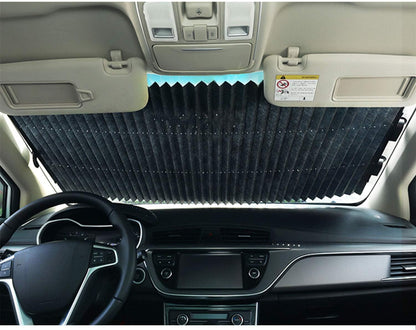 Retractable Windshield Sun Shade