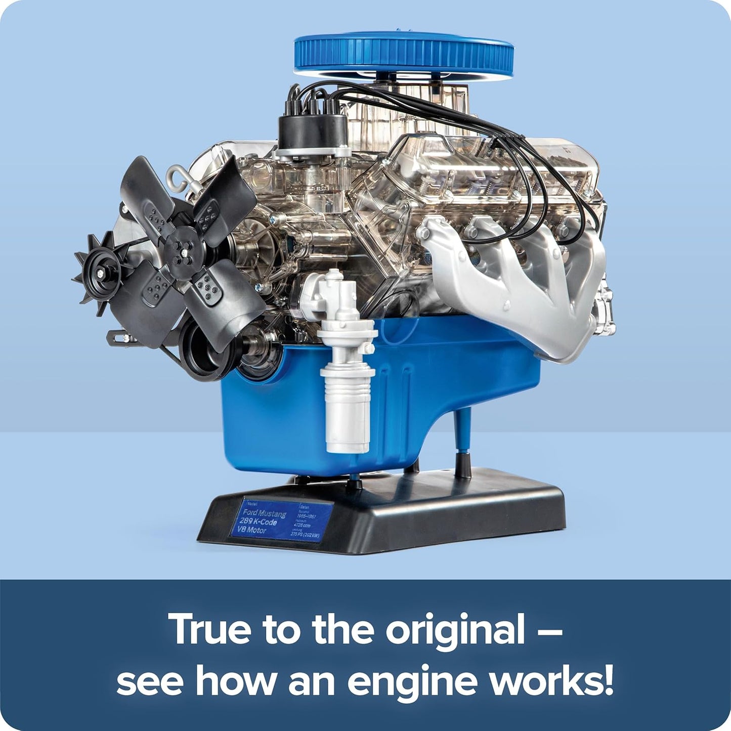 1965 Mustang V8 Engine Model Kit