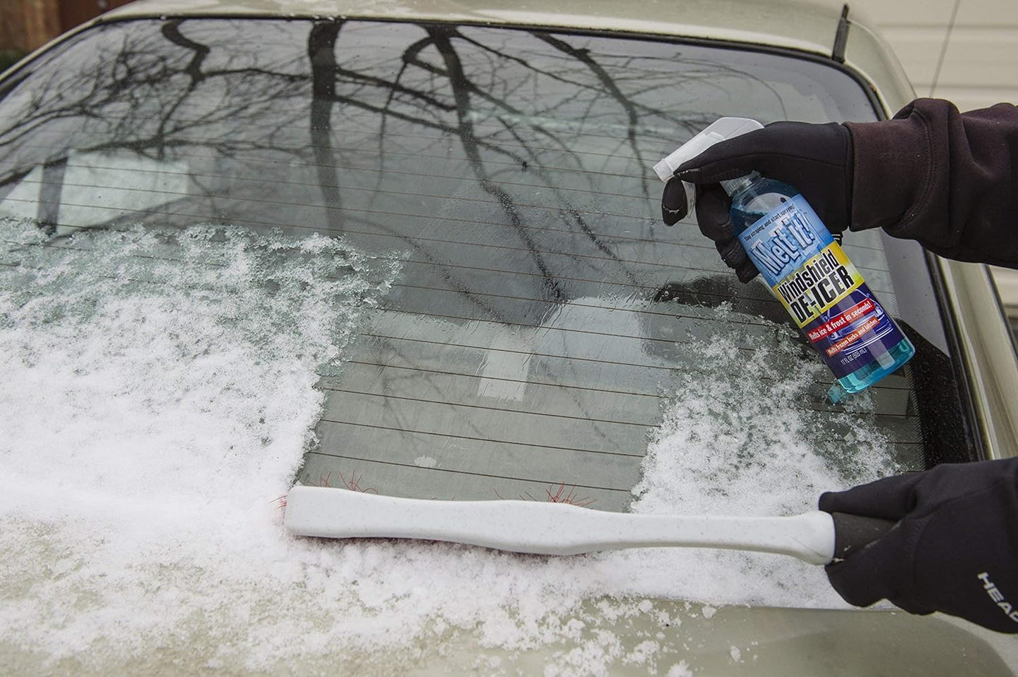 Instant Windshield De-Icer