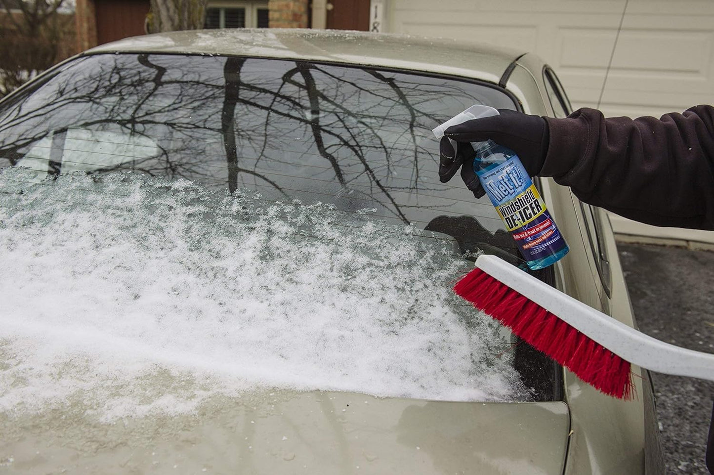 Instant Windshield De-Icer
