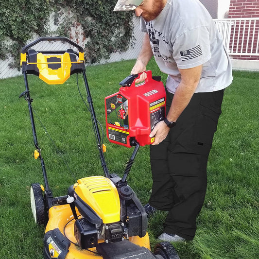 Bottom Dispensing Gas Can