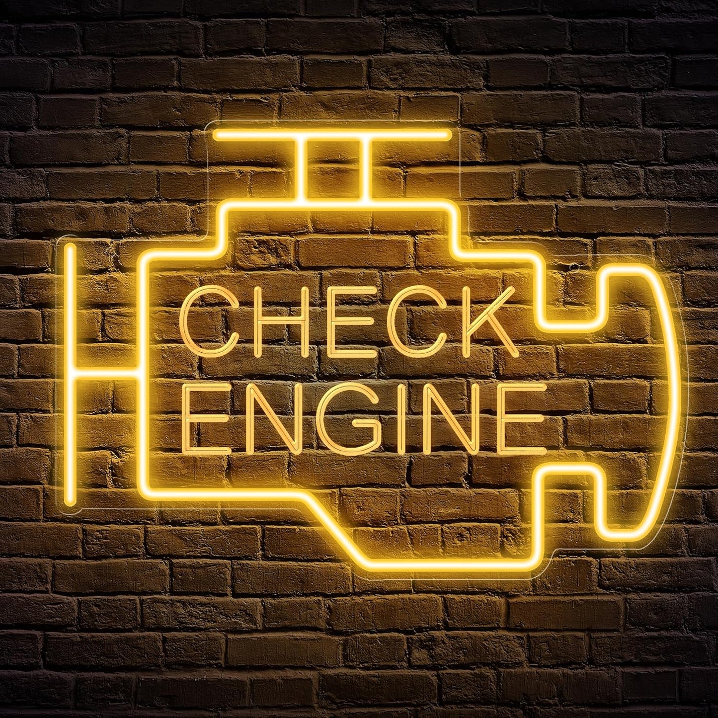 Check Engine Neon Sign