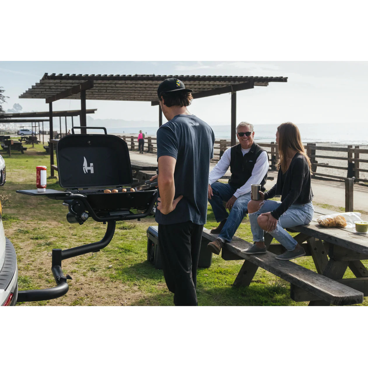 Hitch Mounted Propane Grill