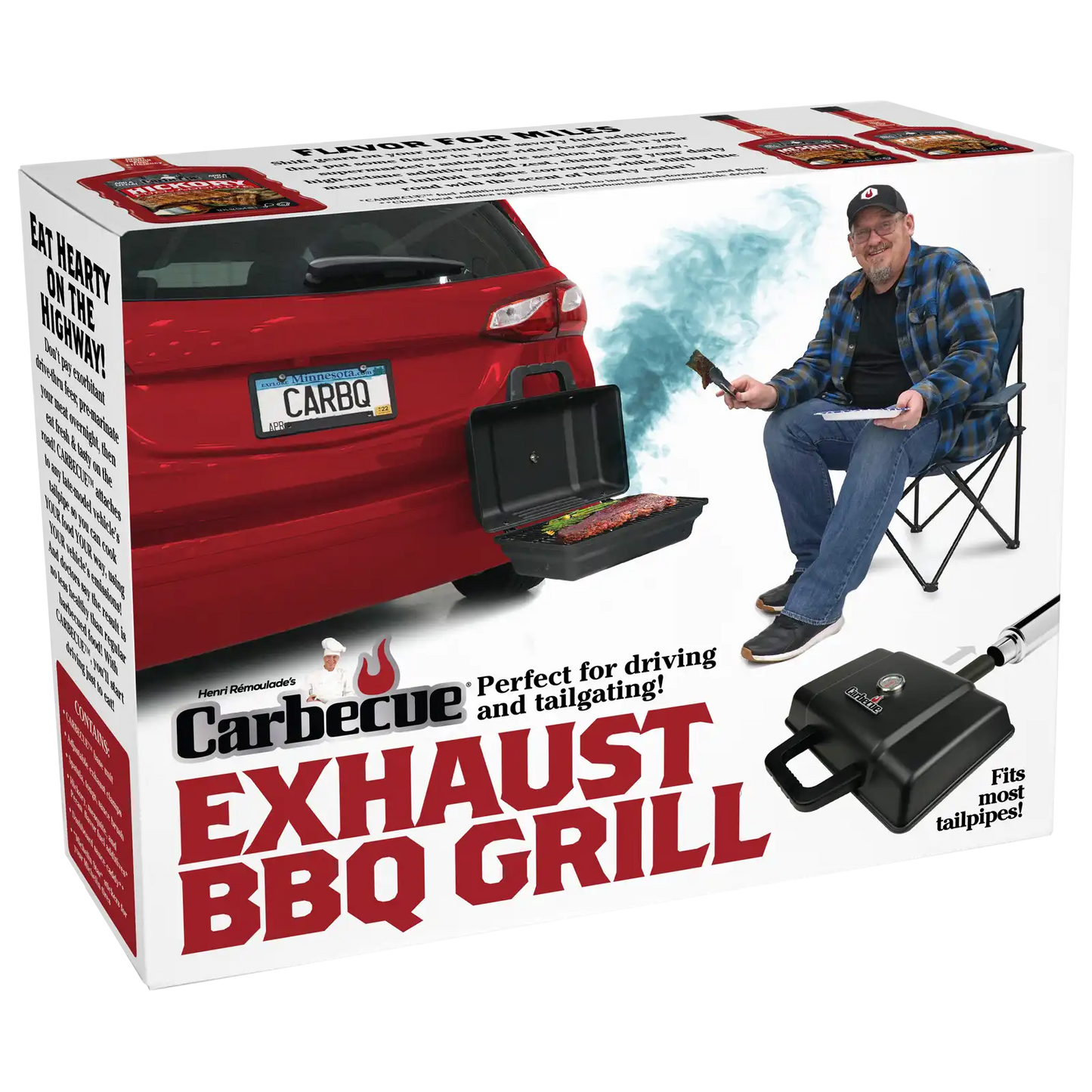 Car Exhaust BBQ Grill
