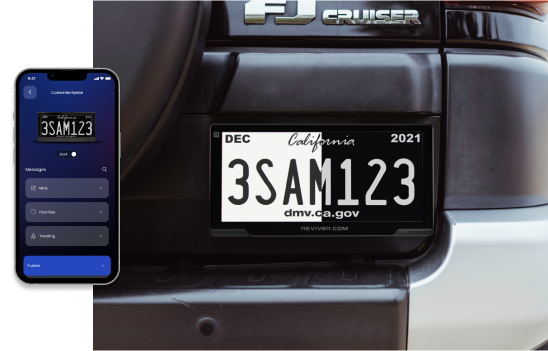Digital License Plate